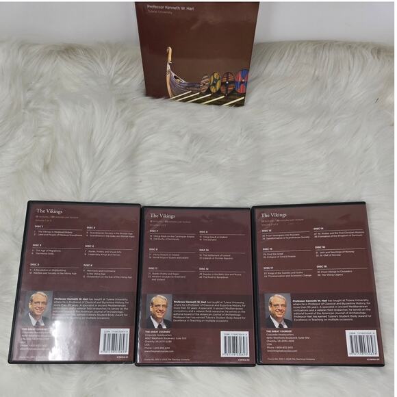 The Great Courses The Vikings Course Guiebook Volume 1,2,3 Prof. Kenneth W Hart - Picture 2 of 5